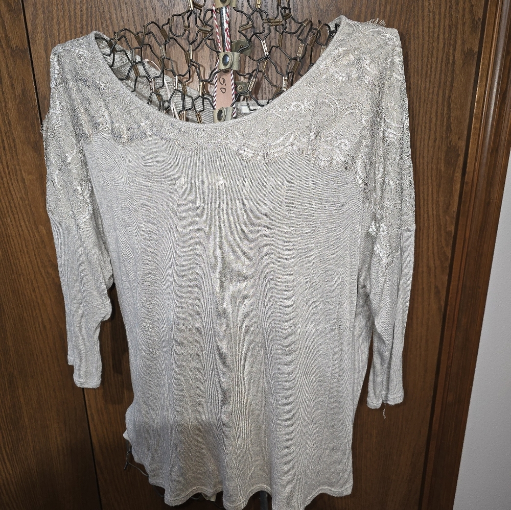 Lace sweater